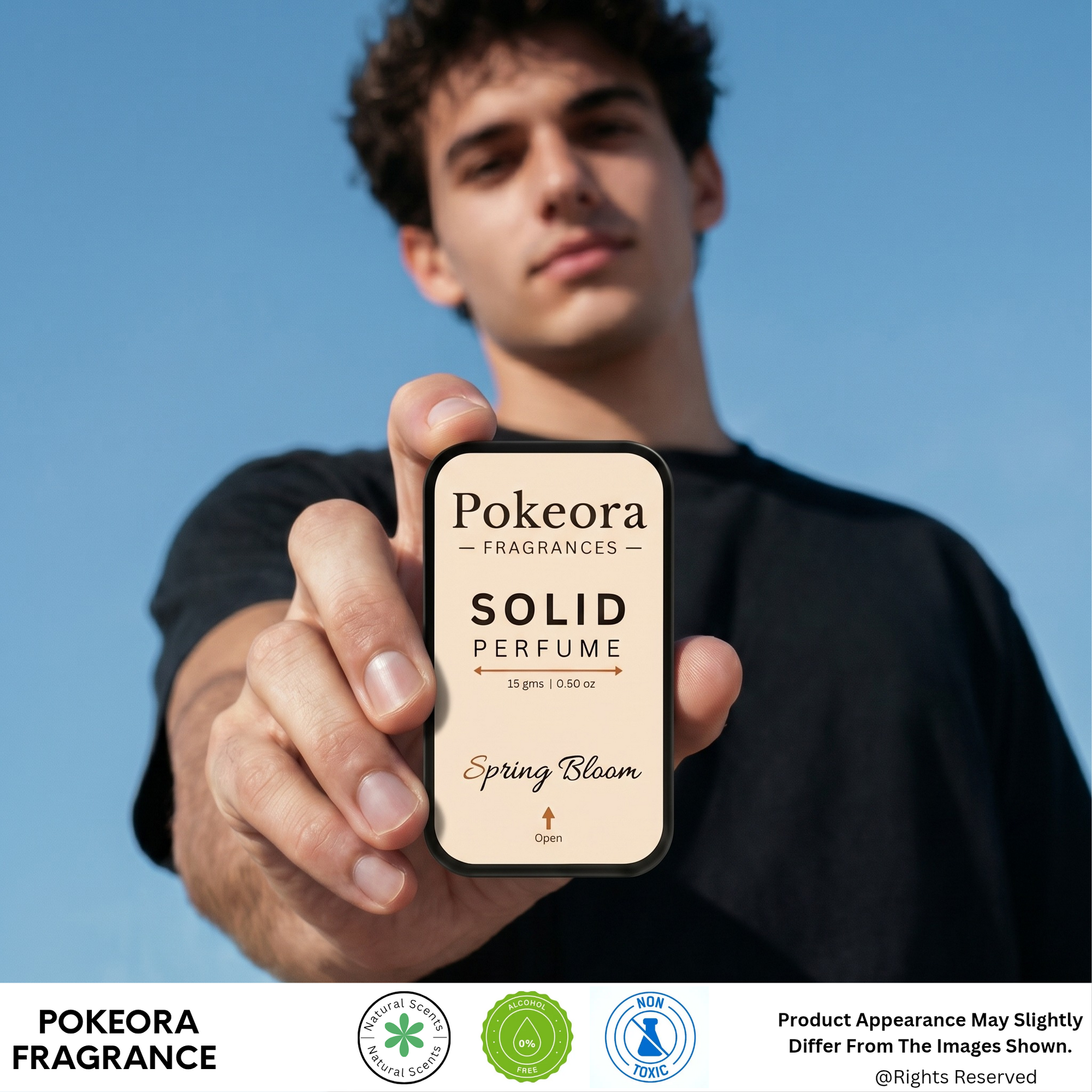 Spring Bloom | Solid Perfume | Pokeora Fragrance | Unisex For Men And Women Best Solid Perfume in Pakistan 
