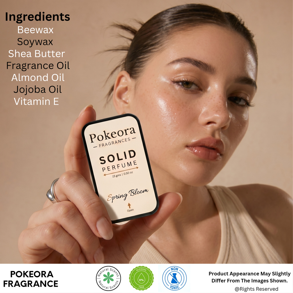 Spring Bloom | Solid Perfume | Pokeora Fragrance | Unisex For Men And Women Best Solid Perfume in Pakistan 